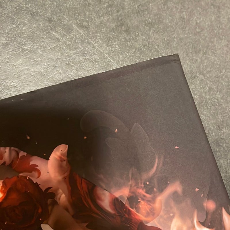Six Scorched Roses