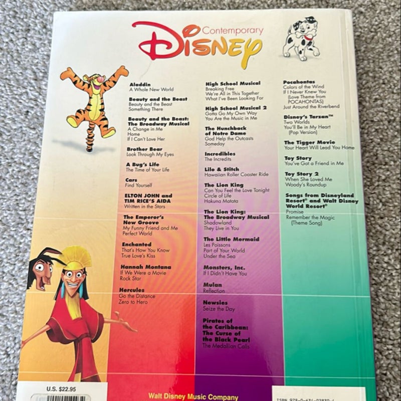 Contemporary Disney Piano Book