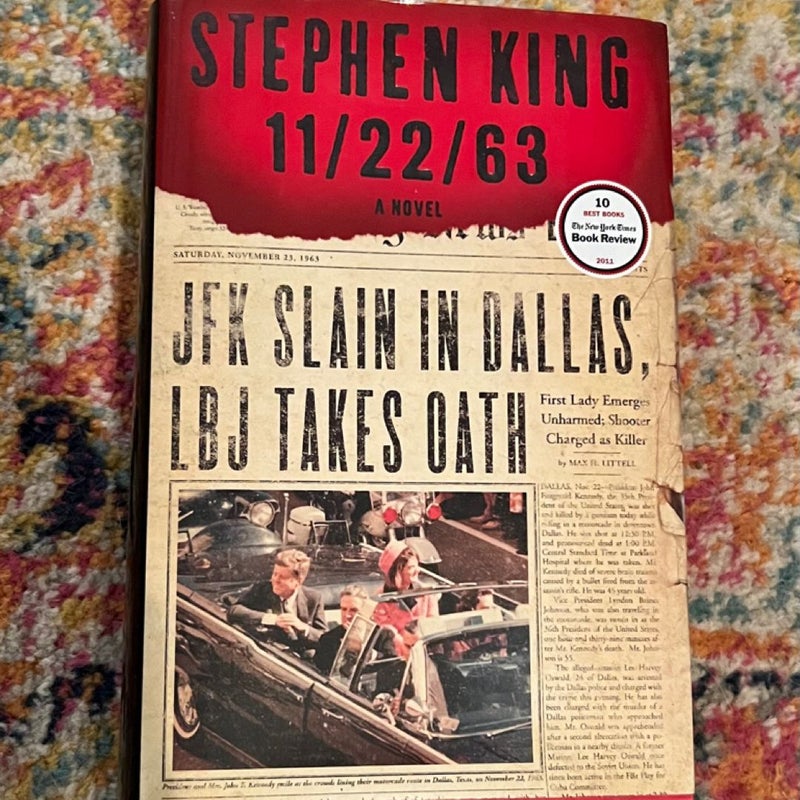 11/22/63 : A Novel by Stephen King (2011, Hardcover) Scirbner Excellent Cond