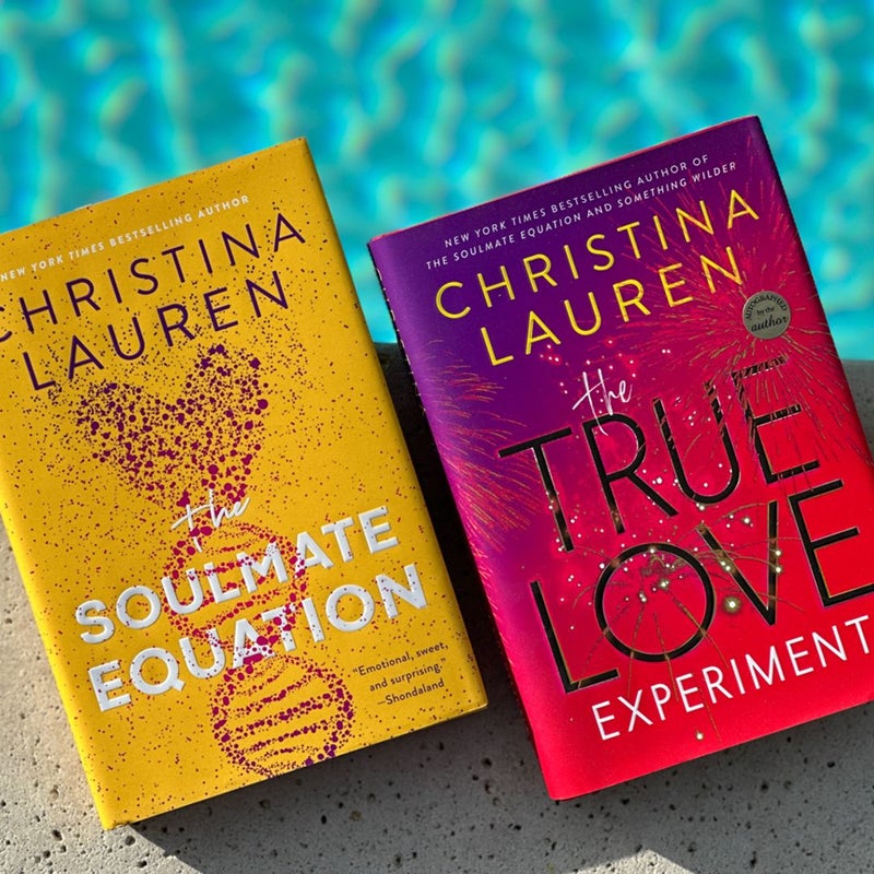 SIGNED by hand Two Books Bundle The Soulmate Equation The True Love Experiment 