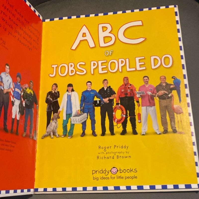 ABC of Jobs People Do