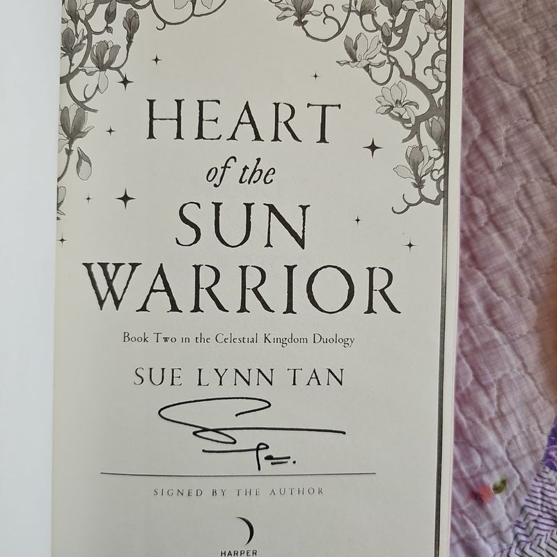 Waterstones edition Heart of the Sun Warrior Signed