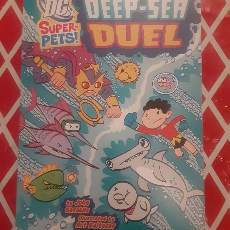 Deep-Sea Duel, DC Super-Pets,  Aquaman,  Mera, Aqualad, Art Baltazar 