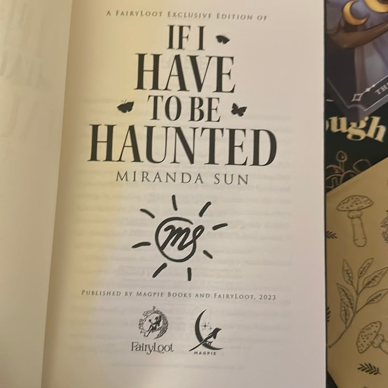 Fairyloot Box Signed Edition: If I Have to Be Haunted