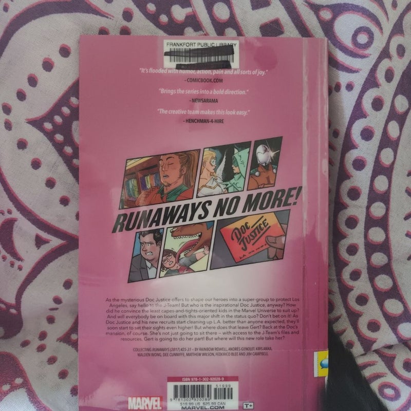 Runaways by Rainbow Rowell Vol. 5: Canon Fodder