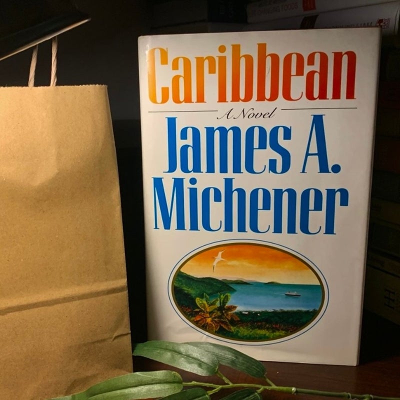 Caribbean by James A Michener Stated First Edition Hardcover 1989 ~