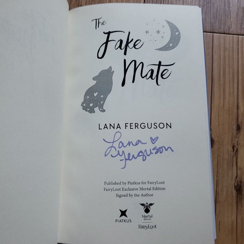 The Fake Mate - Fairyloot Signed Edition