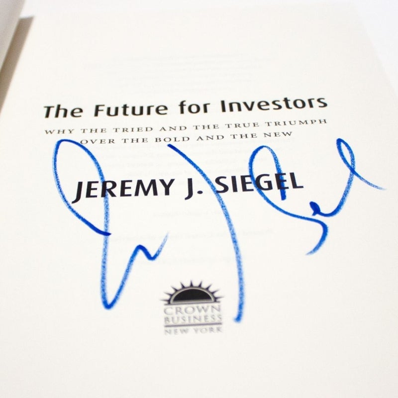 The Future for Investors SIGNED BY AUTHOR 