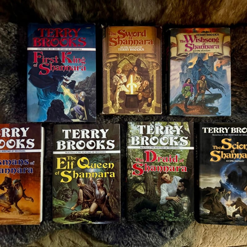 Terry Brooks Shannara Hardcover Lot – 7 Books – First Editions – Del ...