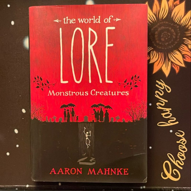 The World of Lore: Monstrous Creatures **FIRST EDITION**