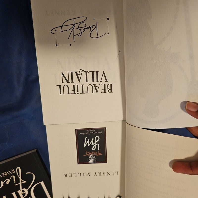 Signed Indie dark romance booktok contemporary first edition thriller horror suspense books 