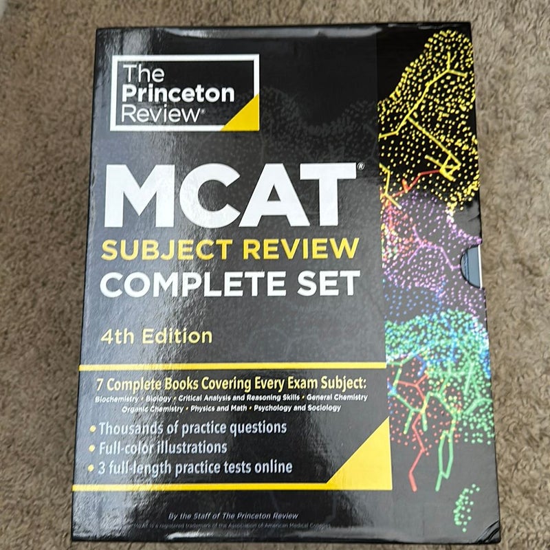 Princeton Review MCAT Subject Review Complete Box Set, 4th Edition