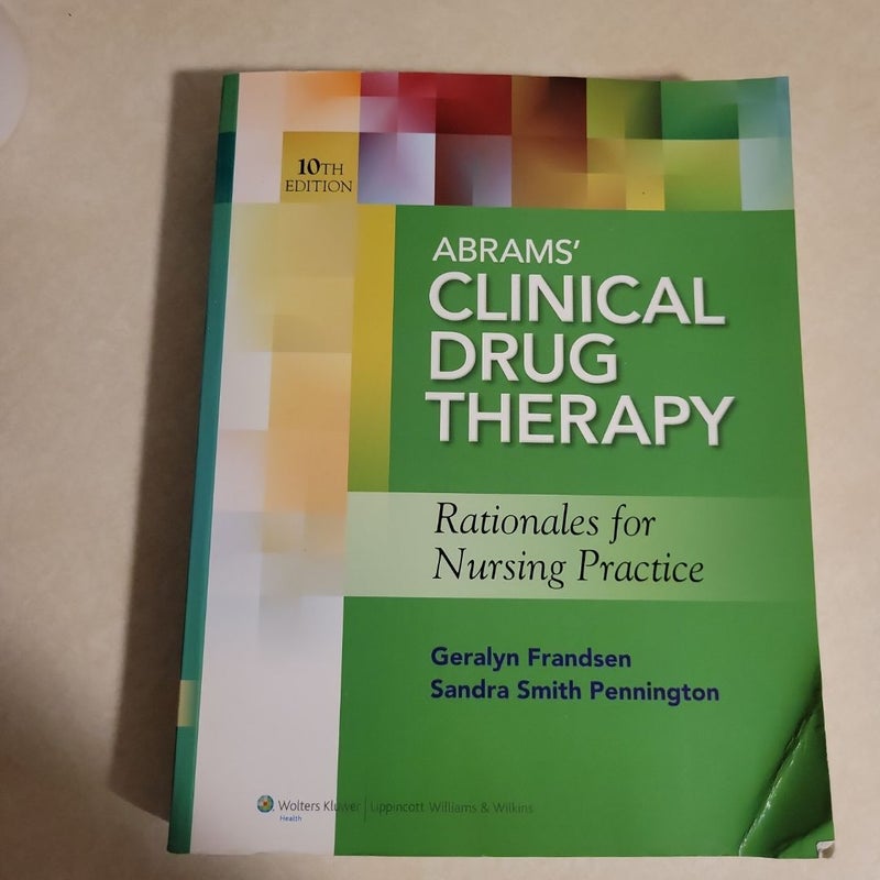 Clinical Drug Therapy