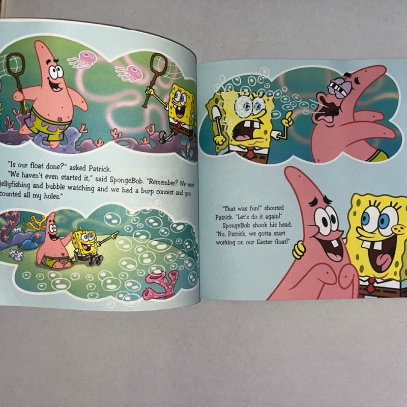 LOT of 2 Y2K Spongebob Squarepants Paperback Books Easter Bikini Bottom