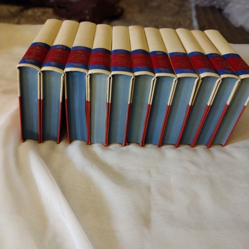 Lot of  Eleven  Zane Grey Vintage Books of Western Adventures 