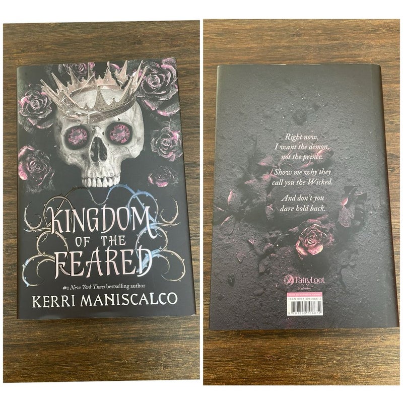 Fairyloot - Kingdom of the Wicked, Kingdom of the Cursed, Kingdom of the Feared by Kerri Maniscalco