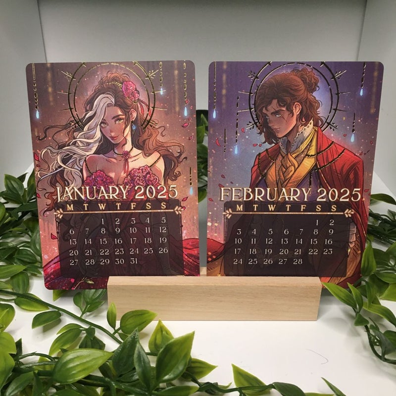 The World of Stephanie Garber 2025 Foiled Desk Calendar FairyLoot UOABH 