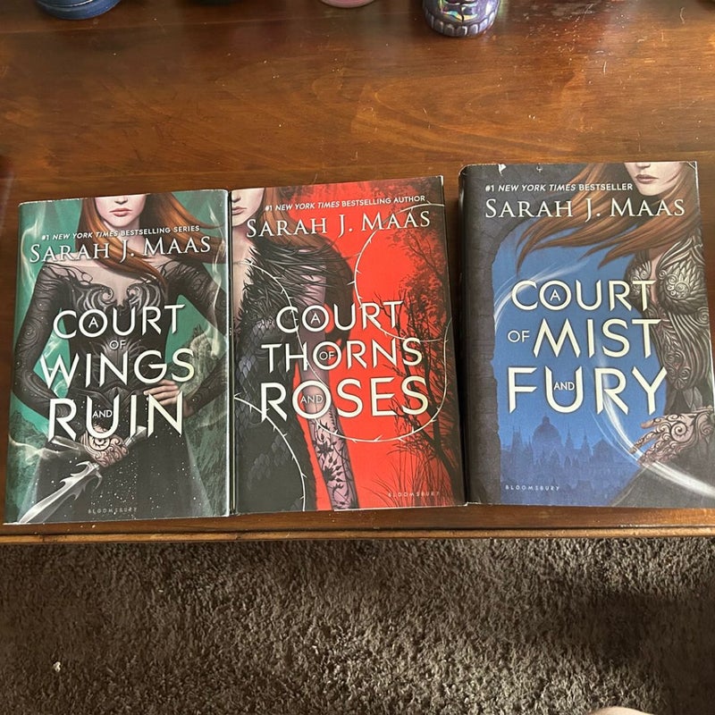 First Edition A Court of Thorns and Roses Box Set (Hardcover)