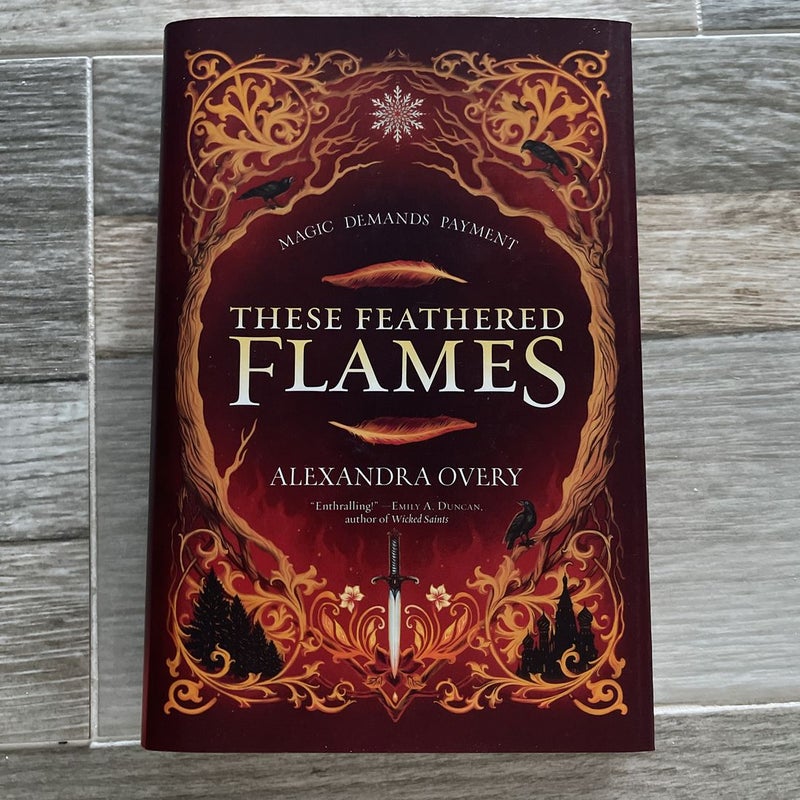 These feathered flames