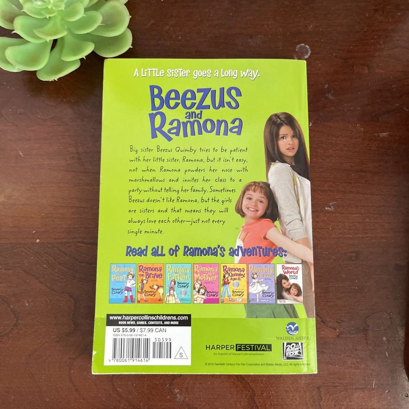 Beezus and Ramona Movie Tie-In Edition