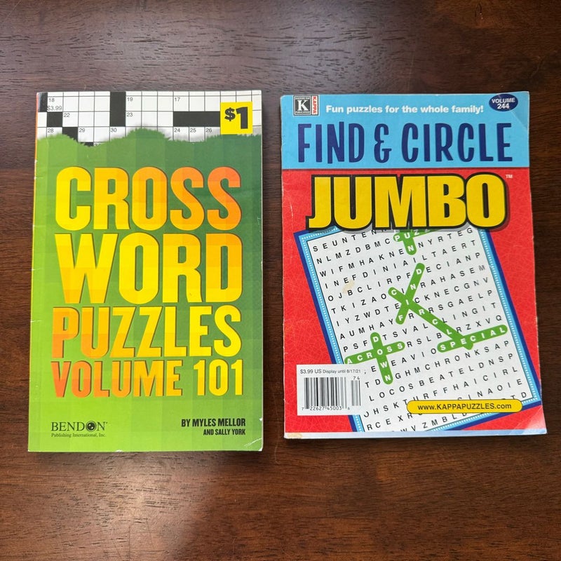 Crossword Puzzles/Jumbo Word Search Bundle