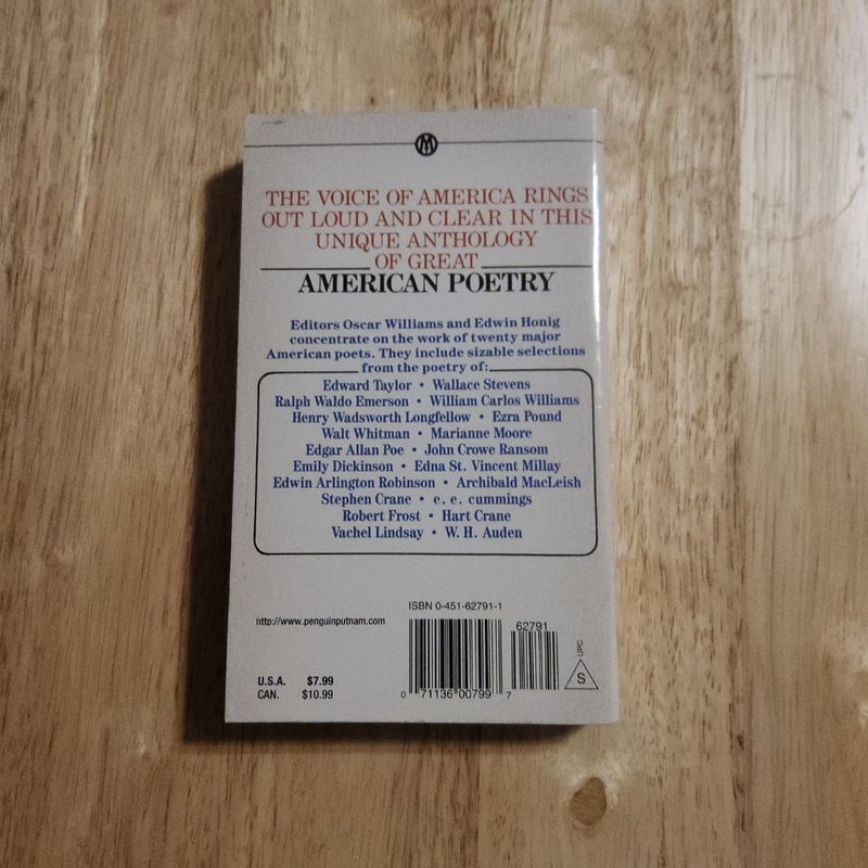 The Mentor Book of Major American Poets