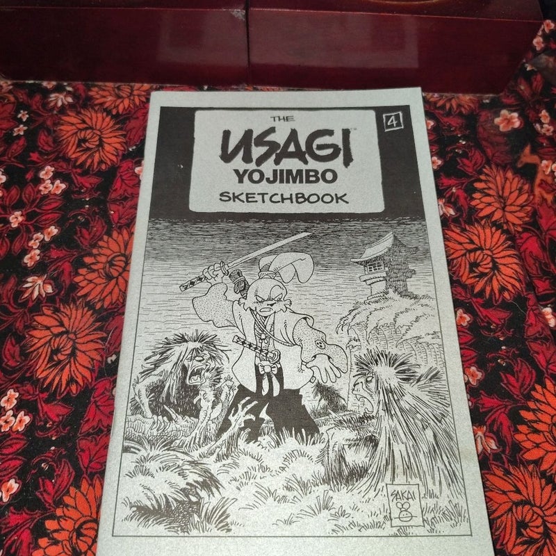 Usagi Yajimbo Sketchbook vol. 4- signed limited edition first edition 
