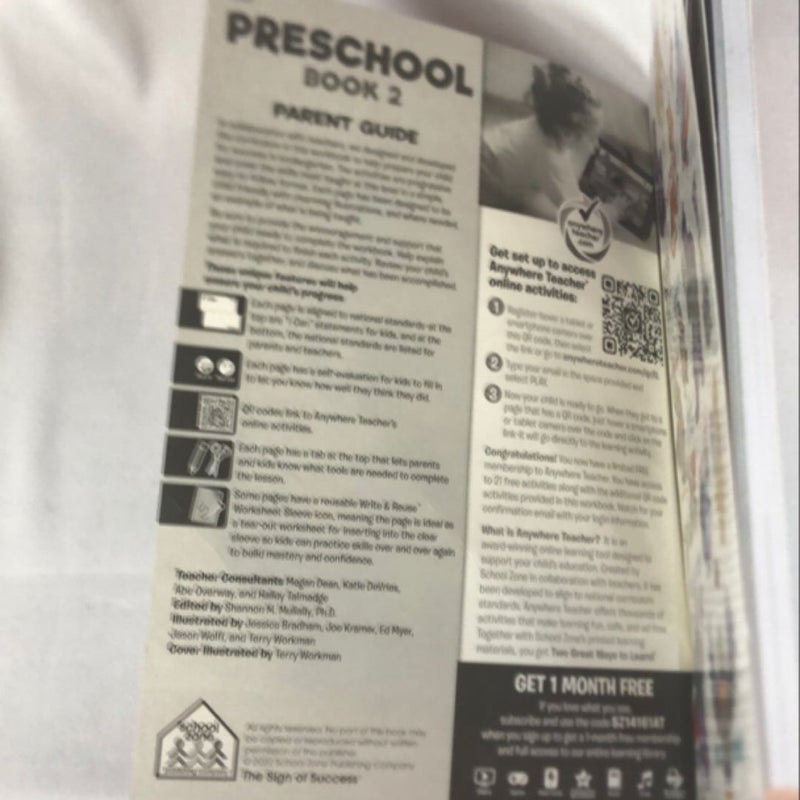 Preschool book 1&2 ages 3-5