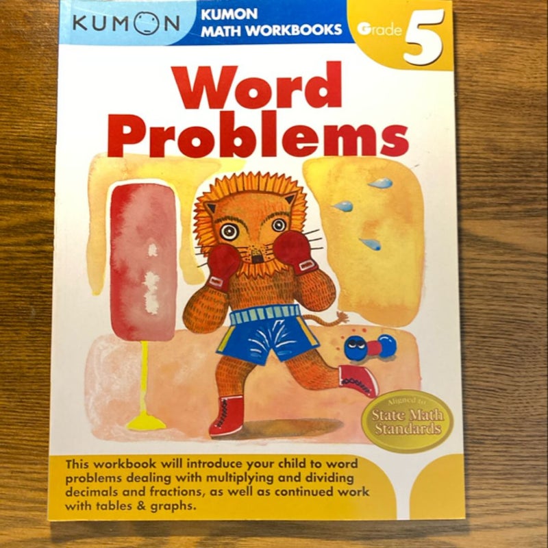 Kumon Math Workbooks Word Problems Grade 5