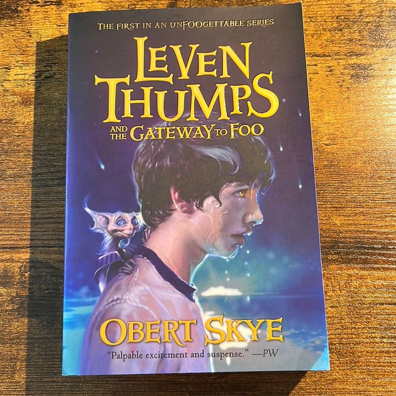 Leven Thumps and The Gateway to Foo (inscribed)