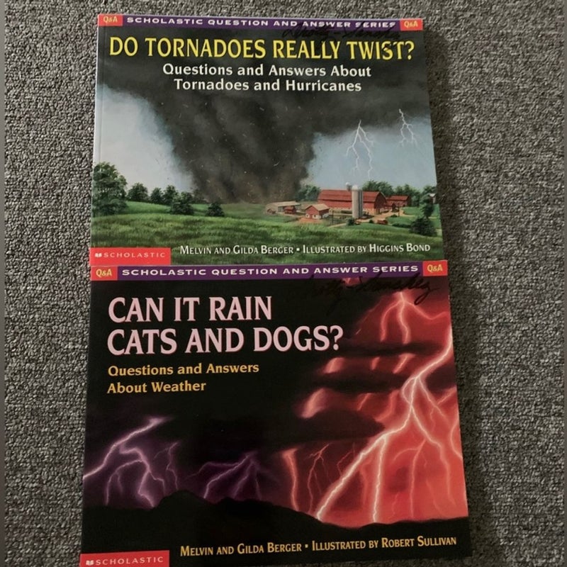 Weather book set of two 