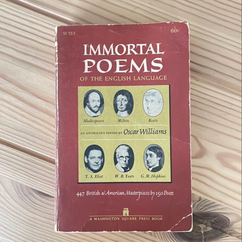 Immortal Poems of the english language