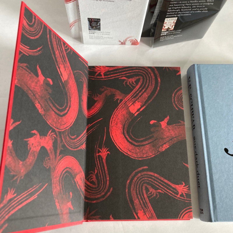 Waterstones This Savage Song & Our Dark Duet Collectors Editions w/ Stenciled Edges