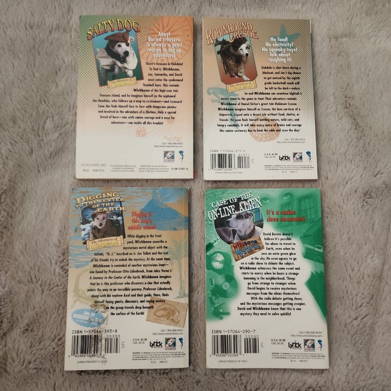 The Adventures of Wishbone 4 Book Bundle