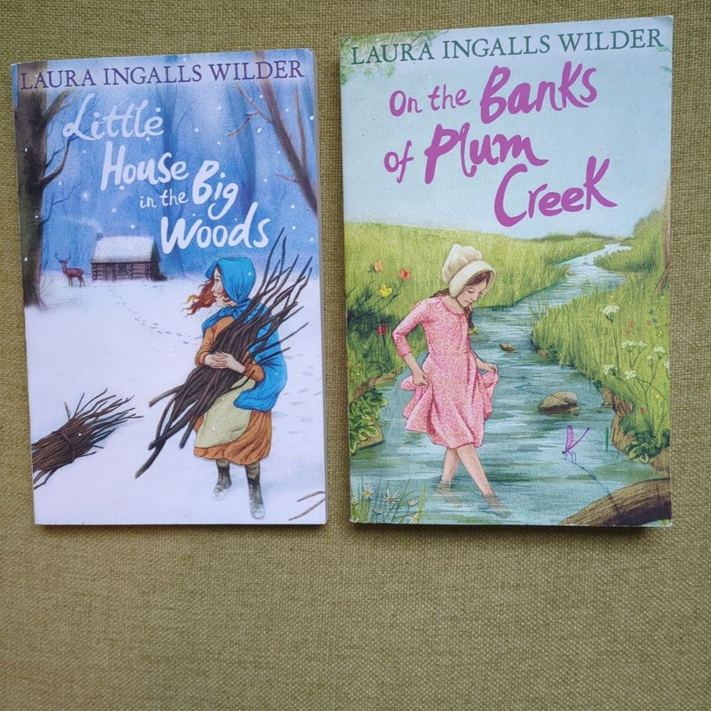 SPECIAL UK EDITION: Little House in the Big Woods & On the Banks of Plum Creek