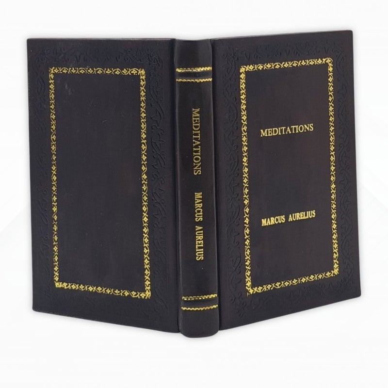 Meditations The Annotated Edition By Robin Waterfield (Ed.) Leather-Bound Edition