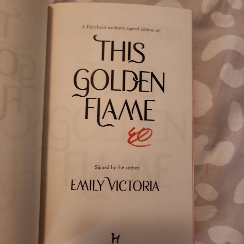 This Golden Flame FAIRYLOOT EDTION 