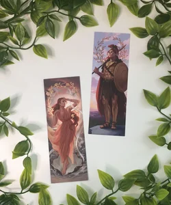 FairyLoot Foiled Mythology Bookmarks (Aphrodite and Ares)