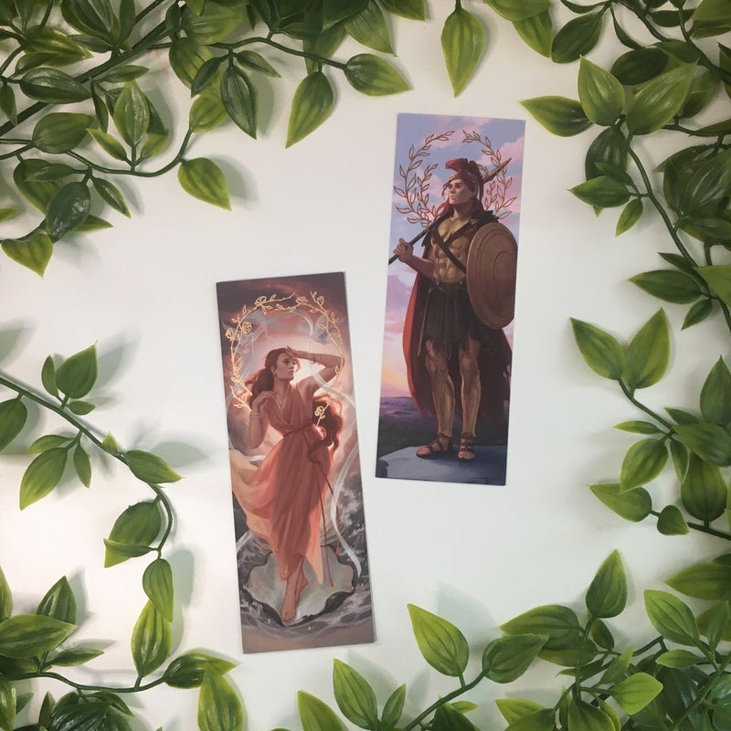 FairyLoot Foiled Mythology Bookmarks (Aphrodite and Ares)