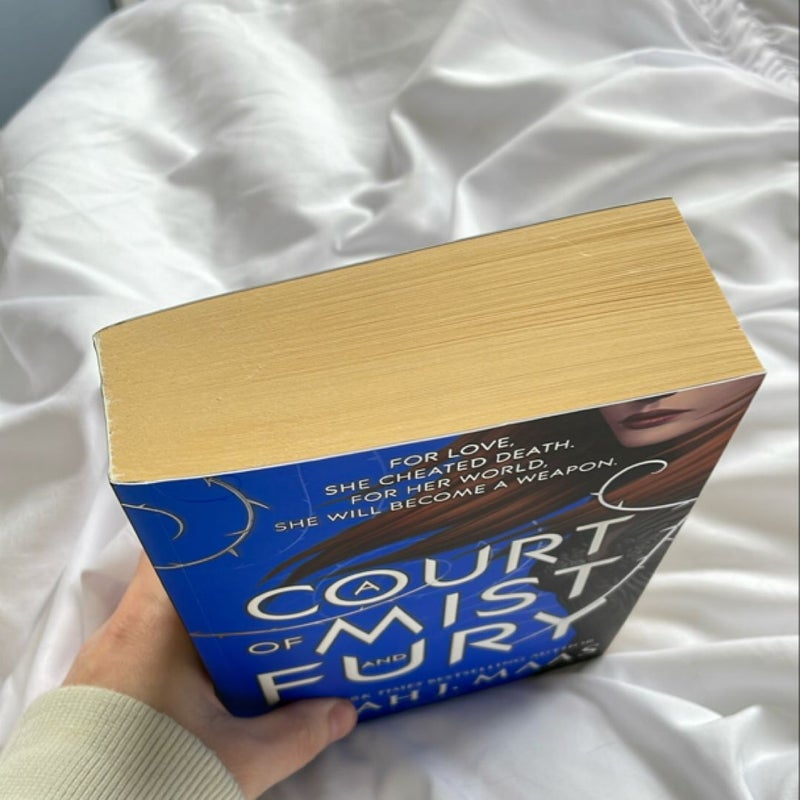 A Court of Mist and Fury original UK paperback OOP