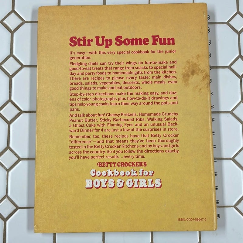 Betty Crocker’s Cookbook for Boys & Girls