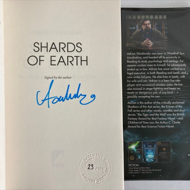 Shards of Earth & Lords of Uncreation Goldsboro SIGNED NUMBERED First Editions