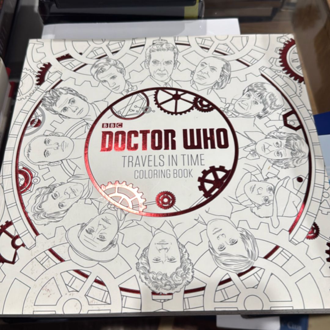Doctor Who Travels in Time Coloring Book