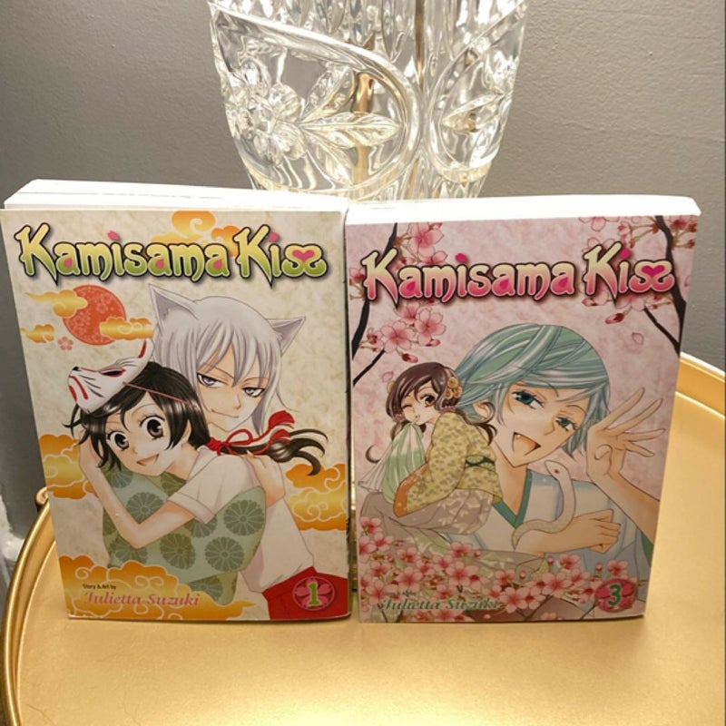 Kamisama Kiss, Vol. 1 and Vol. 3