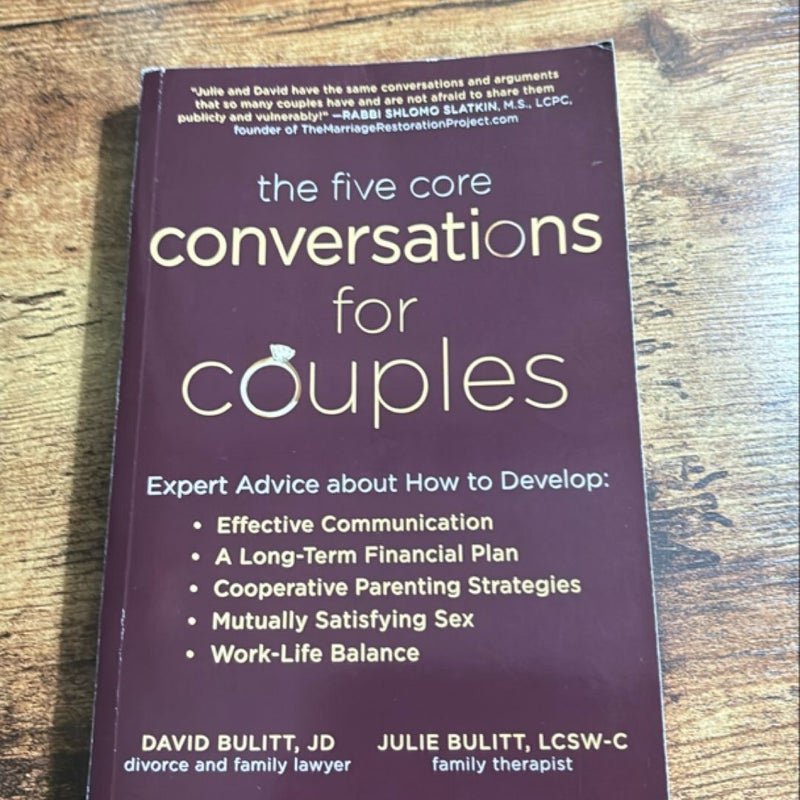 The Five Core Conversations for Couples