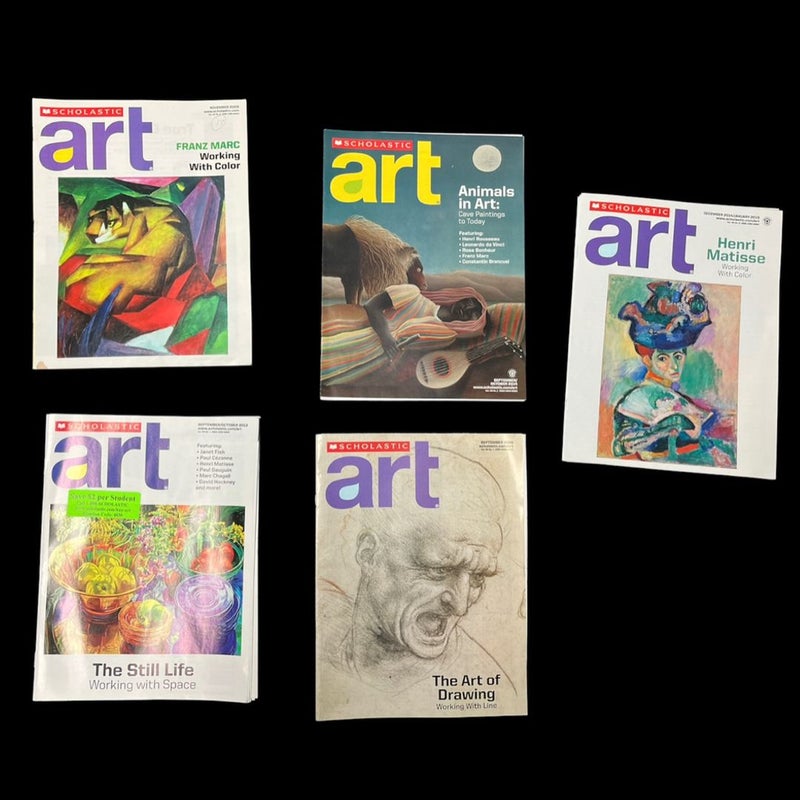 Scholastic Art magazines