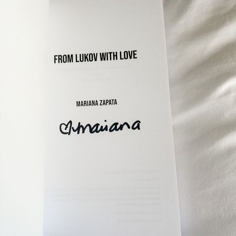 From Lukov With Love (Signed Special Edition)