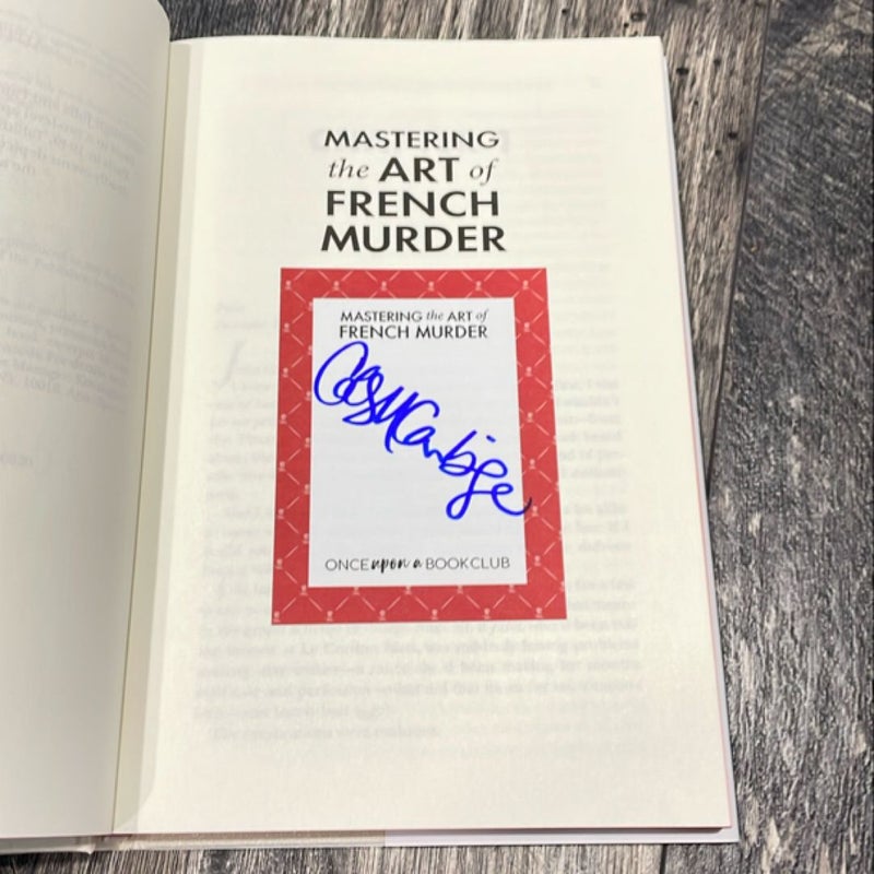 Mastering the Art of French Murder (signed)