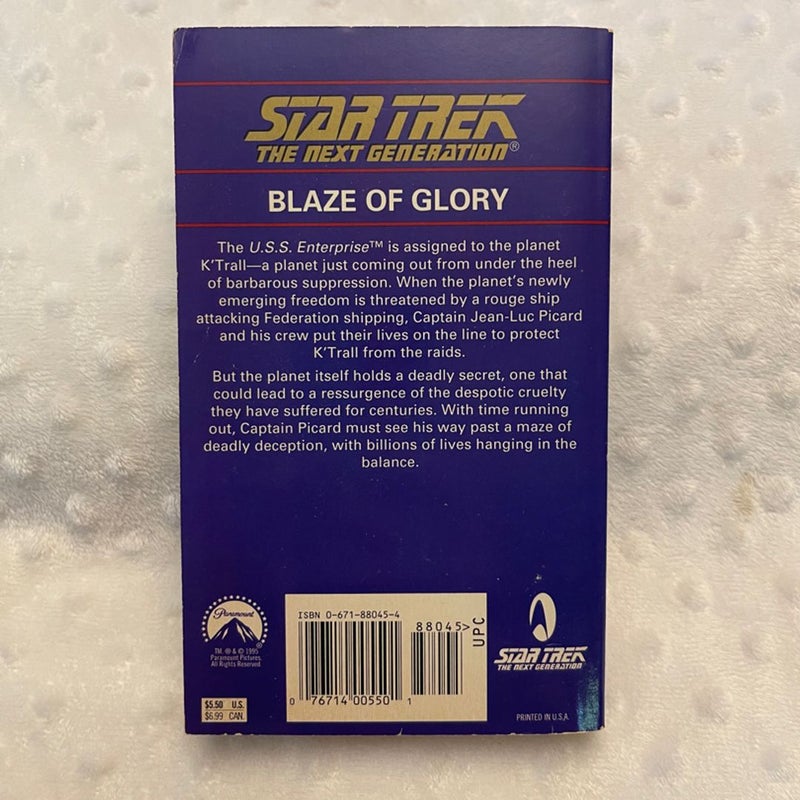 Star Trek Next Generation #34 Blaze of Glory