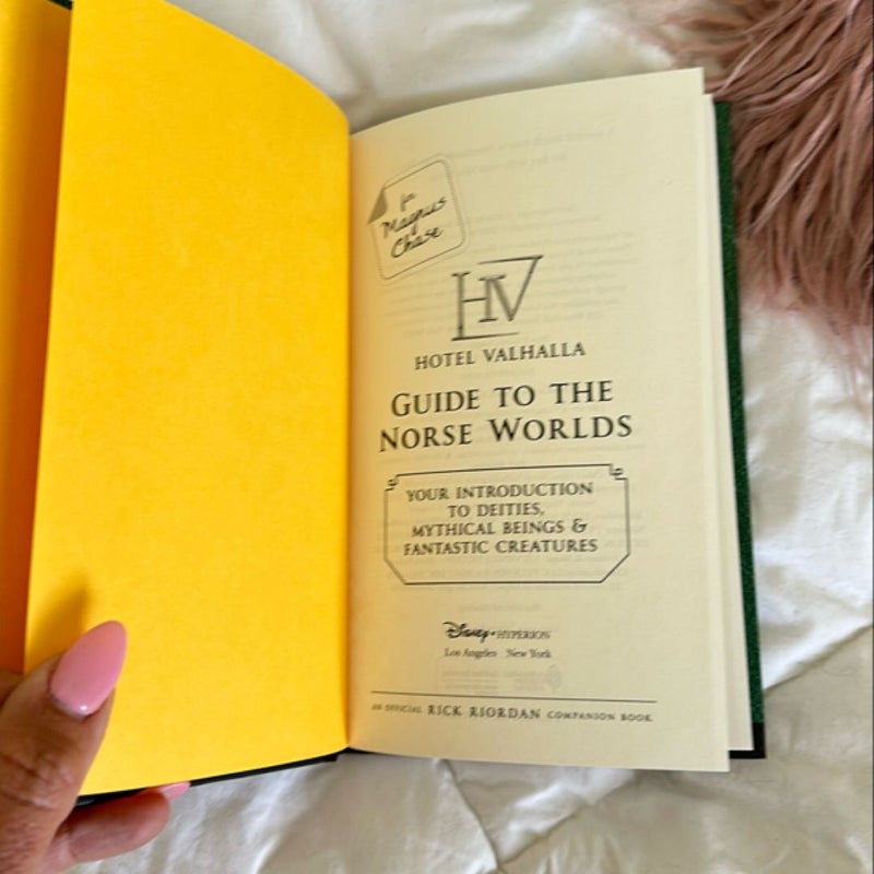 For Magnus Chase: Hotel Valhalla Guide to the Norse Worlds (an Official Rick Riordan Companion Book)